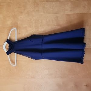 Lulus Navy Blue Halter Dress